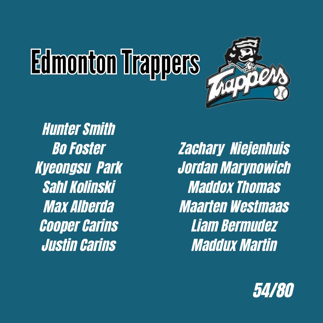 2024 Edmonton Trappers Baseball